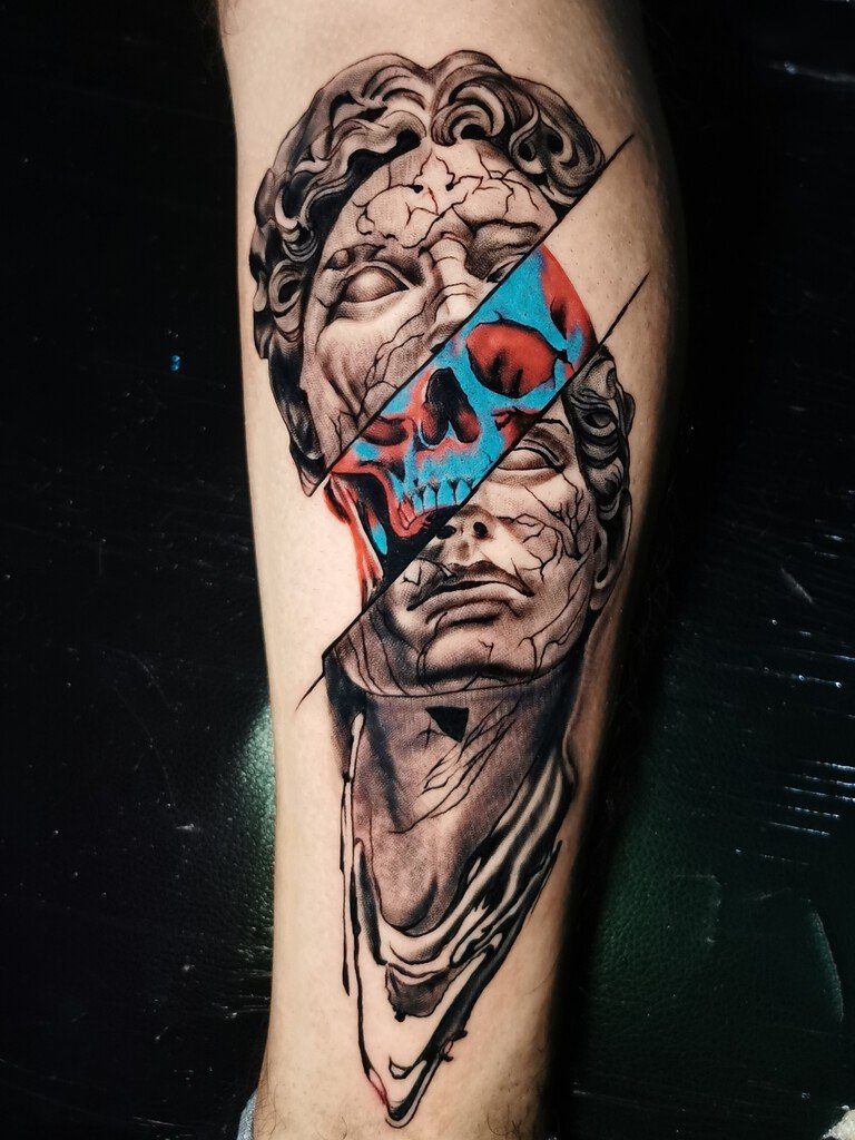 tatuaje-full-color-calavera-escultura