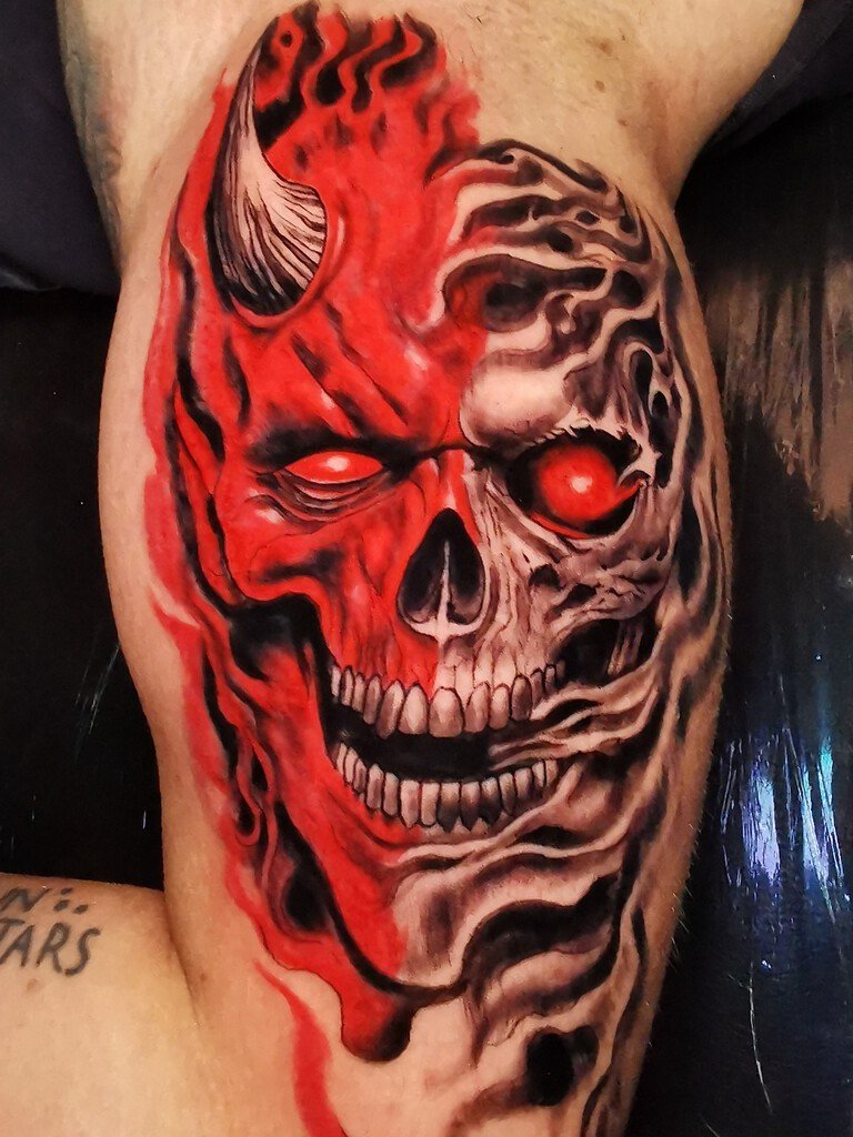 tatuaje-full-color-demonio